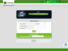 Tablet Screenshot of mmarketing.mtarget.fr